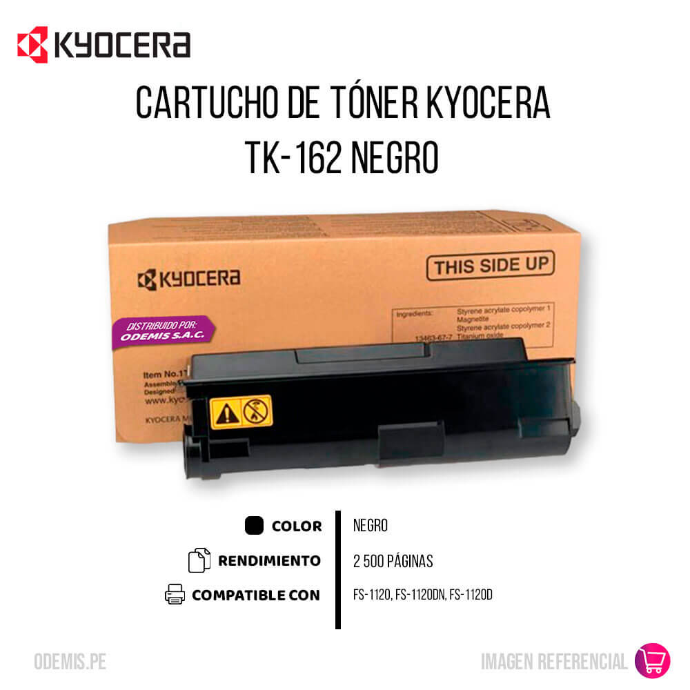 Tóner Kyocera TK-162 Negro Original