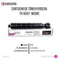 Toner Kyocera TK-6347 Negro 40K Pág. 6002I, 4005i Original