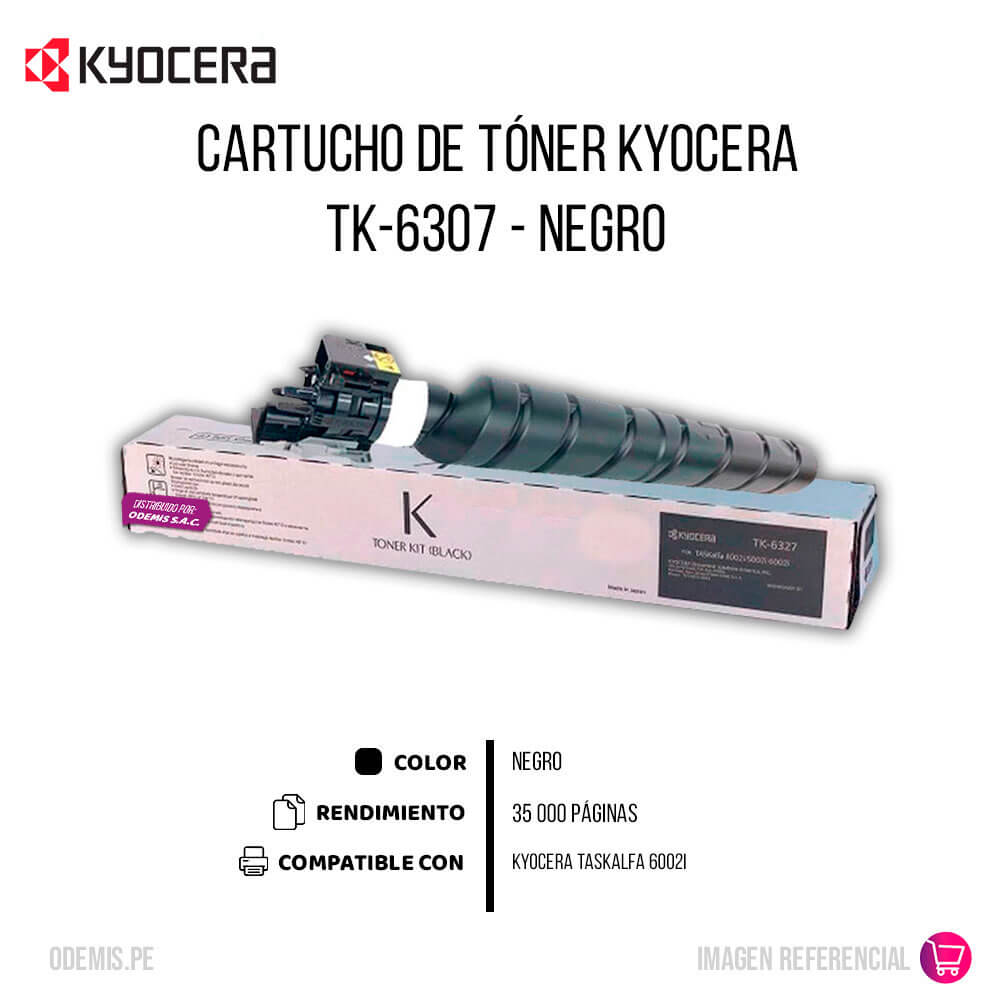 Toner Kyocera TK-6327 Negro 35K Pág. 4002i, 6002i Original