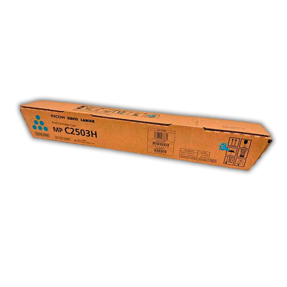 Toner Ricoh 841921 Cian 9.5K Pág. MP C2503, C2004 Original