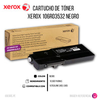 Toner Xerox 106R03532 Black Original