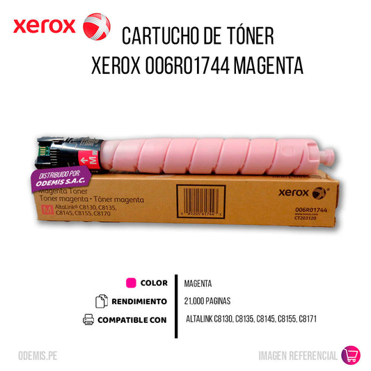 Toner Xerox 006R01744 Magenta 21K Pág. C8130 Original