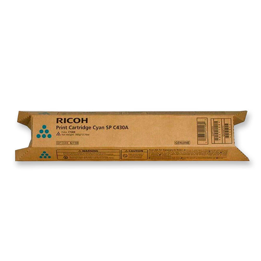 Toner Ricoh 821108 Cian 15K Pág. SP C430A, C431 Original