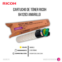 Toner Ricoh 841283 Yellow 5.5K Pág. MP MPC2050 Original