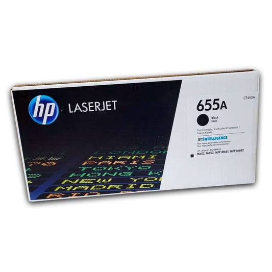 Toner Hp 655A Negro CF450A 12.5K Pág. M652 Original