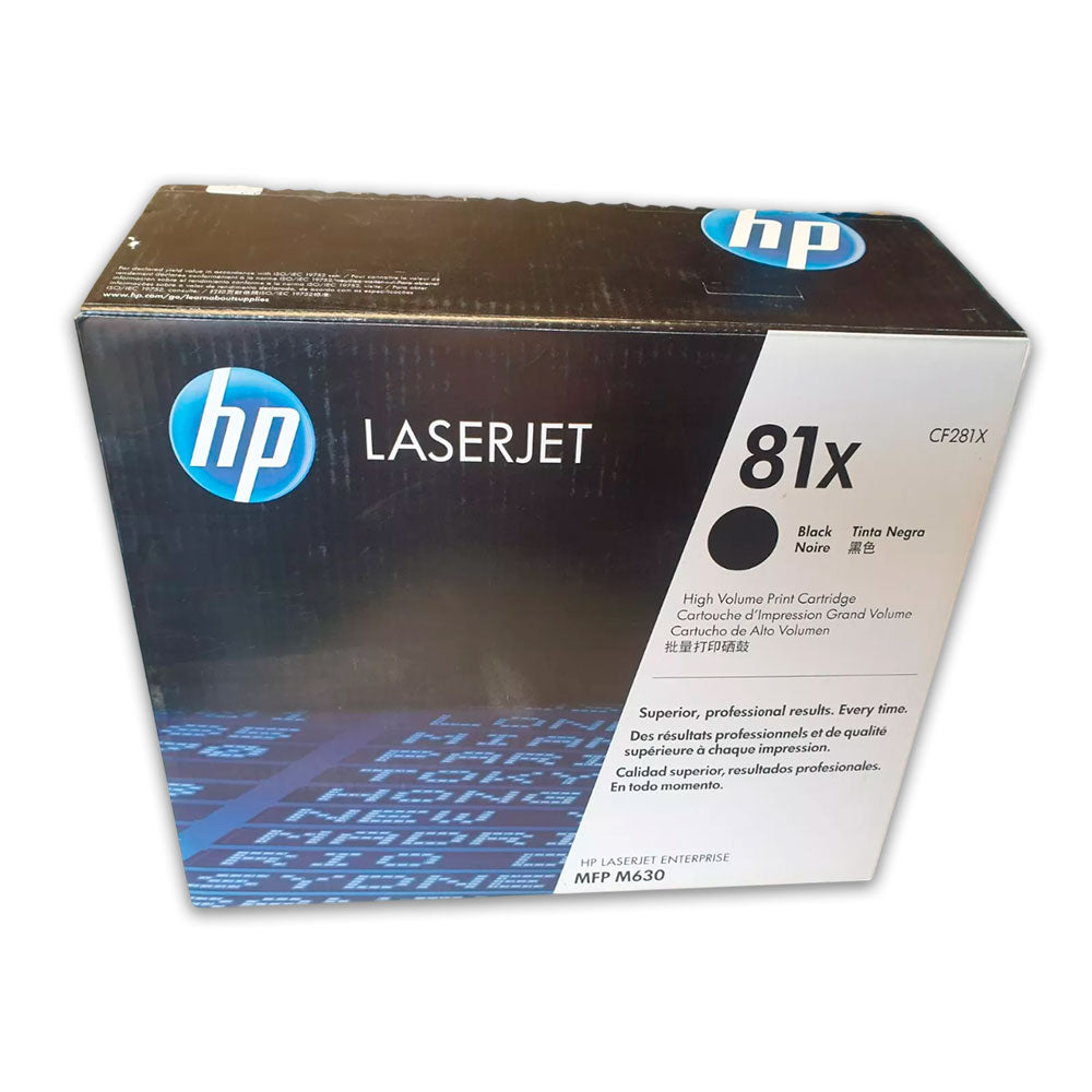 Toner Hp 81X Negro CF281X 25K Pág. LaserJet M630dn Original