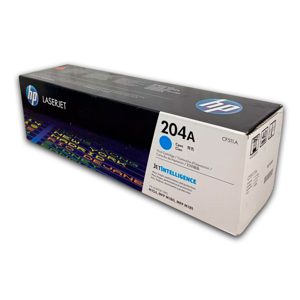 Toner Hp 204A Cyan CF511A 900 Pág. LaserJet M154 Original