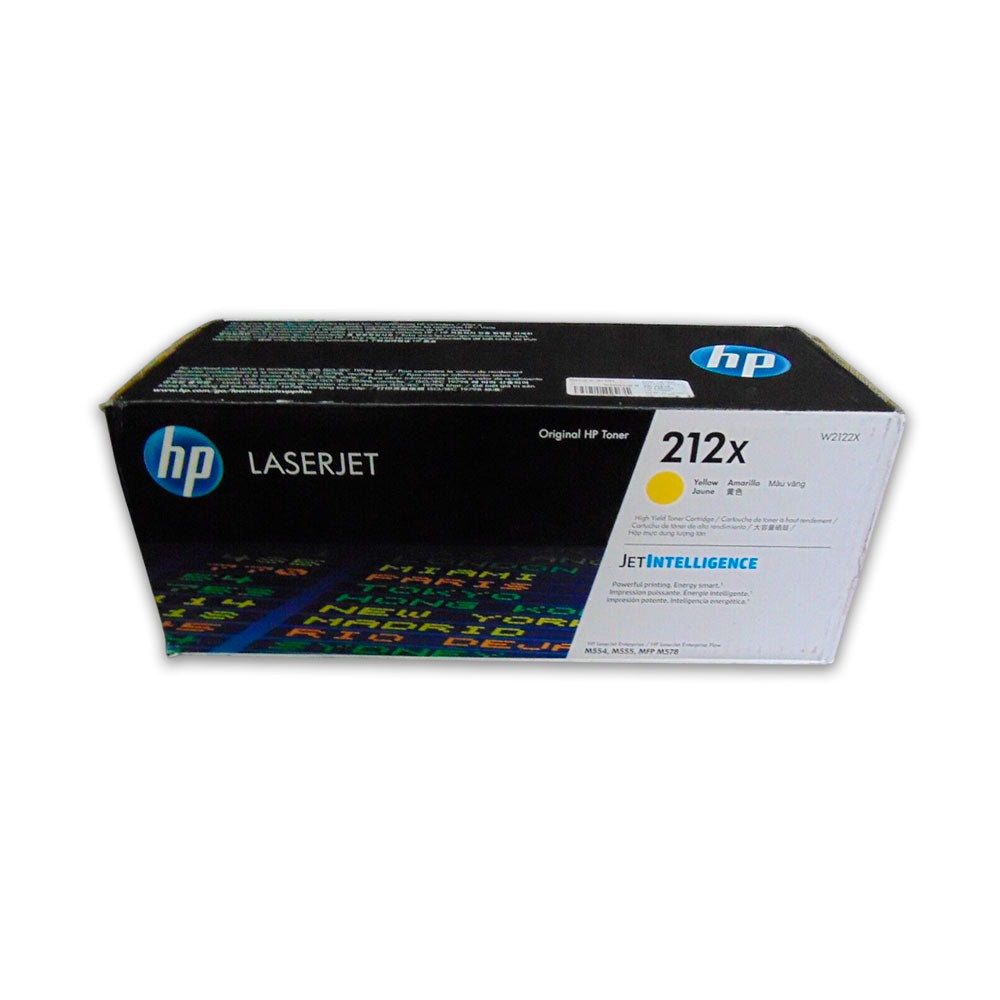 Toner Hp 212X Yellow W2122X 10K Pág. MFP 578, 554DN Original