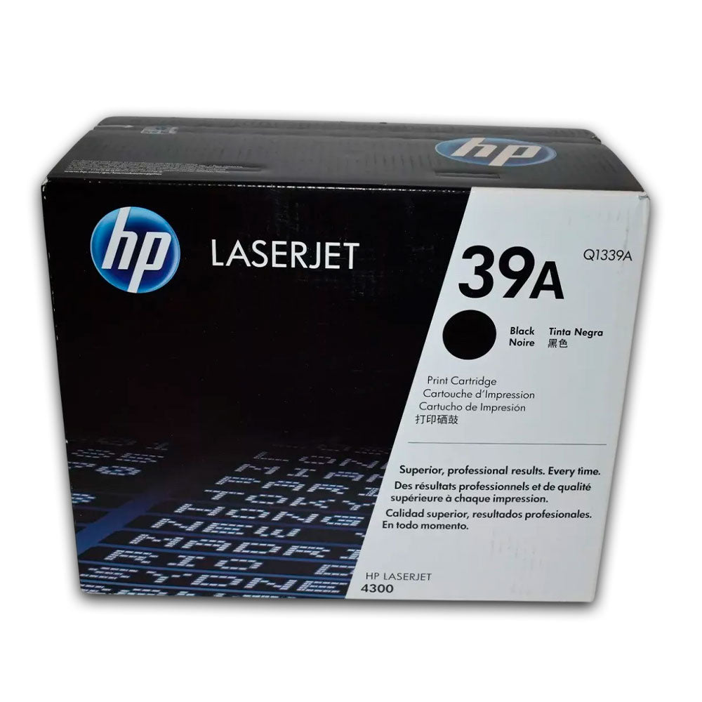 Toner Hp 39A Negro Q1339A 18K Pág. LaserJet 4300 Original