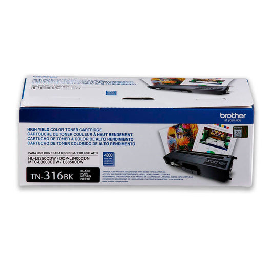 Toner Brother TN-316BK Negro 4K Pág. Hl L8350 Original