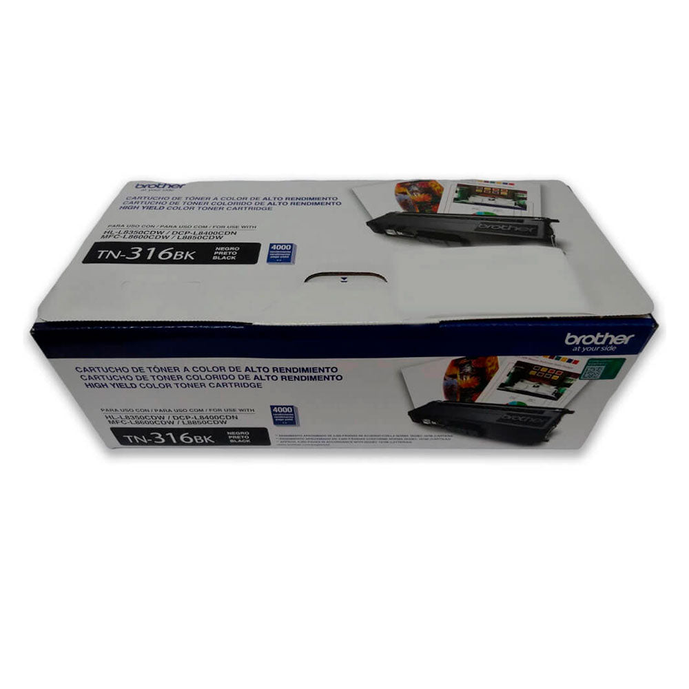 Toner Brother TN-316BK Negro 4K Pág. Hl L8350 Original