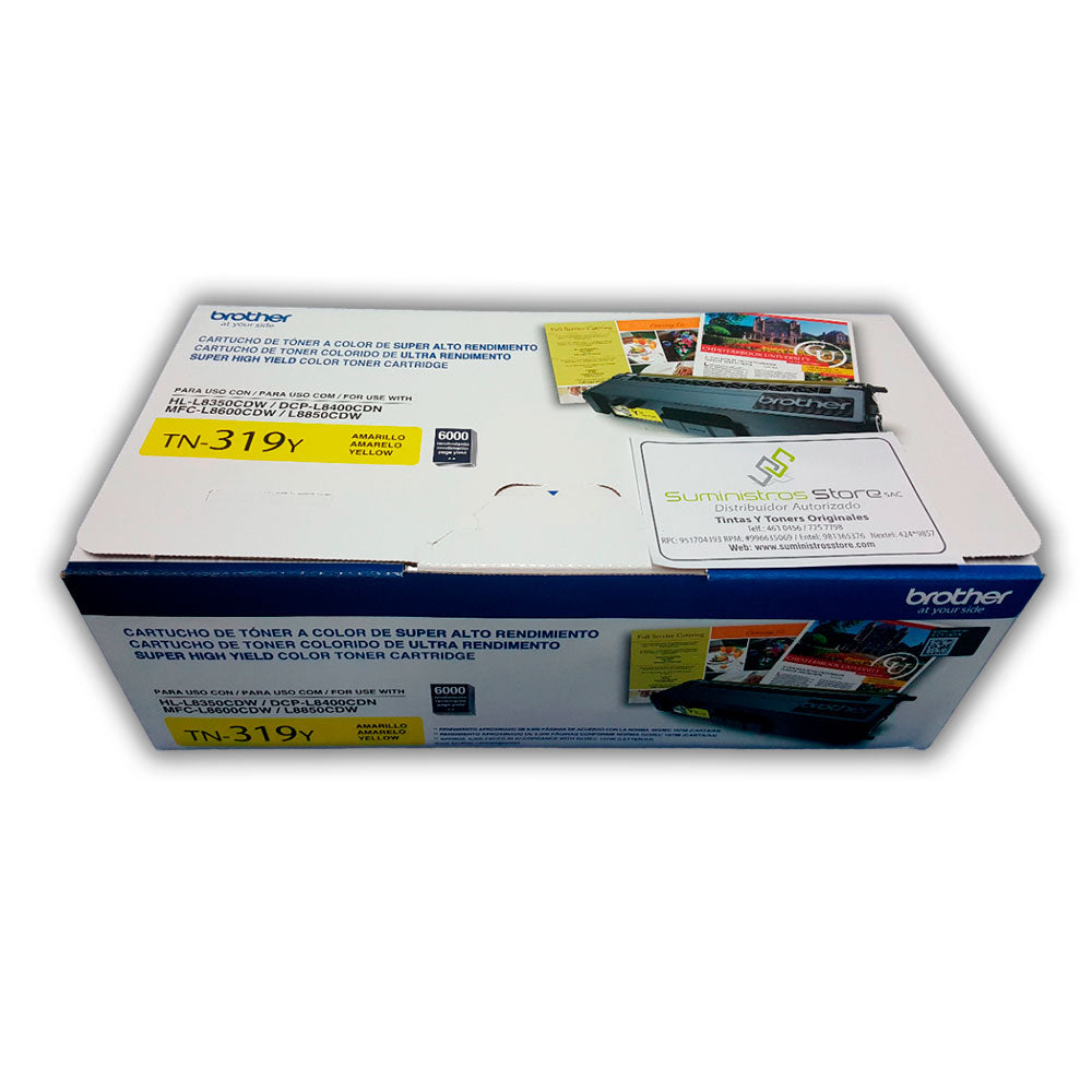Toner Brother TN-319Y Yellow 6K Pág. Hl-L8350 Original
