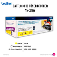 Toner Brother TN-319Y Yellow 6K Pág. Hl-L8350 Original
