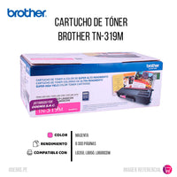 Toner Brother TN-319M Magenta 6K Pág. HL-L8350 Original