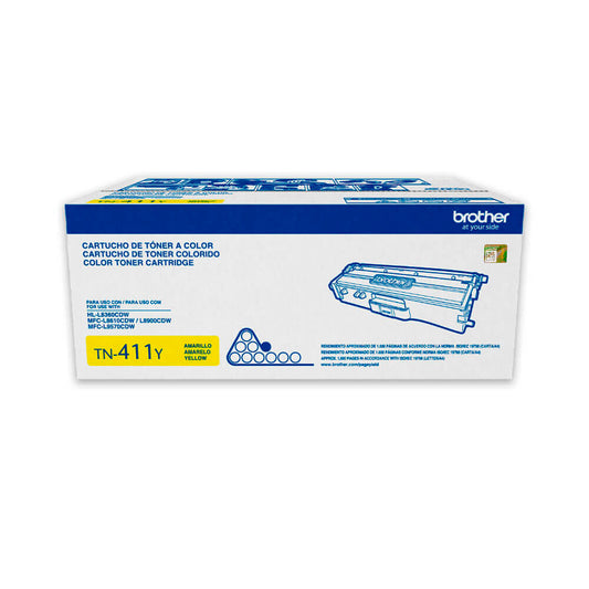 Toner Brother TN-411Y Yellow 1.8K Pag HL L8260CDW Original