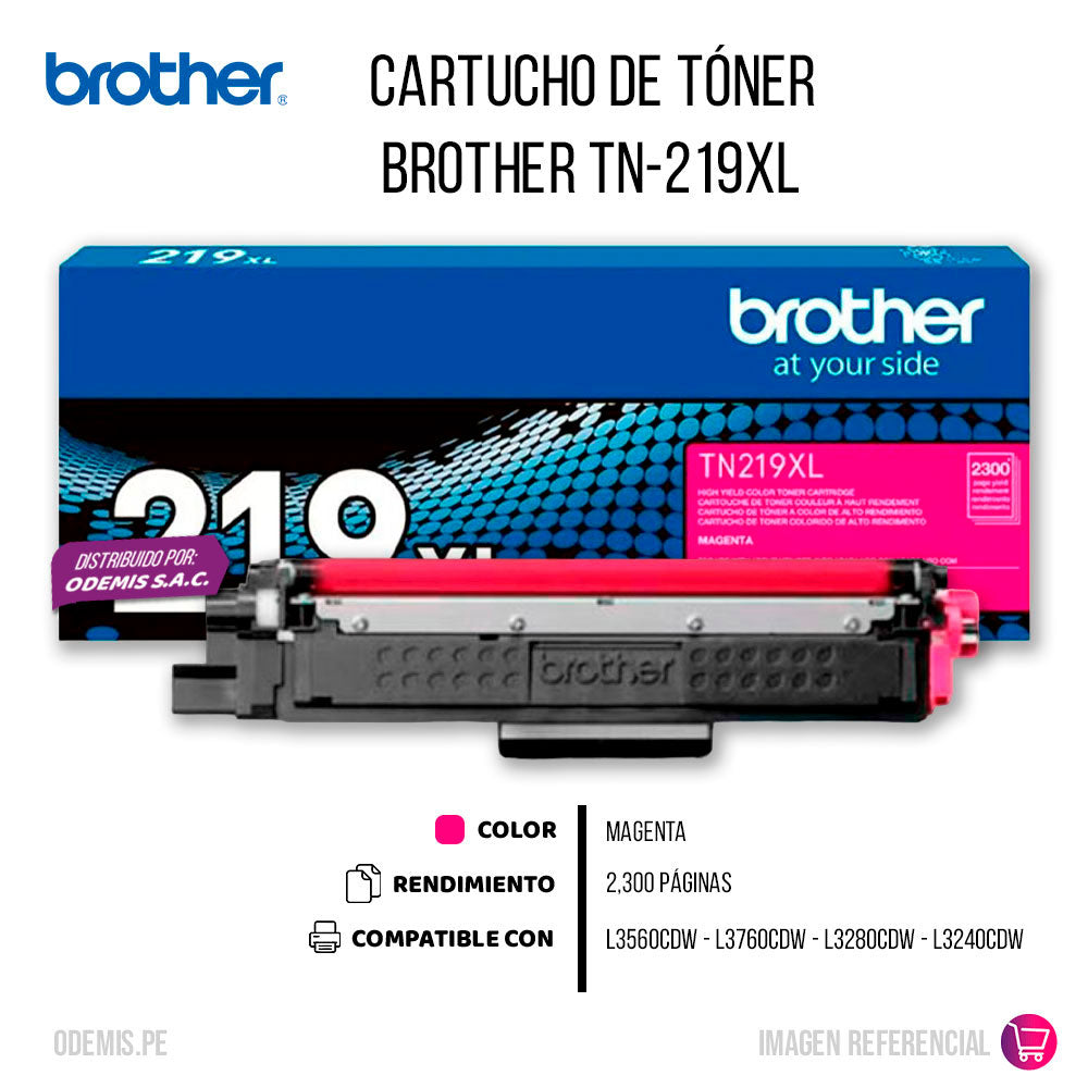 Toner Brother TN-219Xlm magenta 2.3K Pag L3280Cdw, Hl L3240Cdw Original