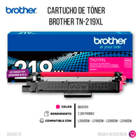 Toner Brother TN-219Xlm magenta 2.3K Pag L3280Cdw, Hl L3240Cdw Original