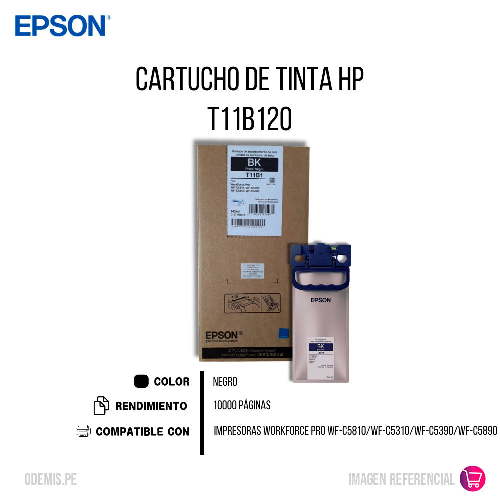 Tinta Epson T11B120 143ml WF C5310, WF C5390 Original