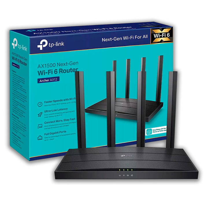 Router Tp-Link Ax12 Ax1500 5 GHz: 1201 Mbps Calidad