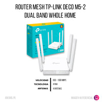 Router Mesh TP-Link AC1300 Doble Banda, 4 antenas Original
