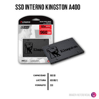 Unidad SSD Kingston A400 960GB SATA 2.5″ Original