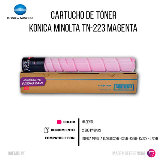 Toner Konica Minolta TN-223M Magenta 1.3K Pag C226 Original
