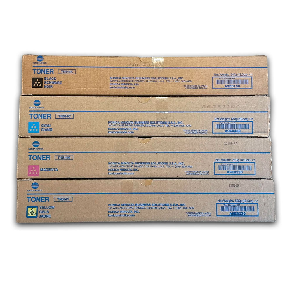 Pack de Toner Konica Minolta TN-324k Color y negro 26K Pag C258 Original