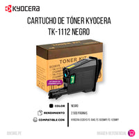 Toner Kyocera TK-1112 Negro 2.5K Pag FS 1040 Original