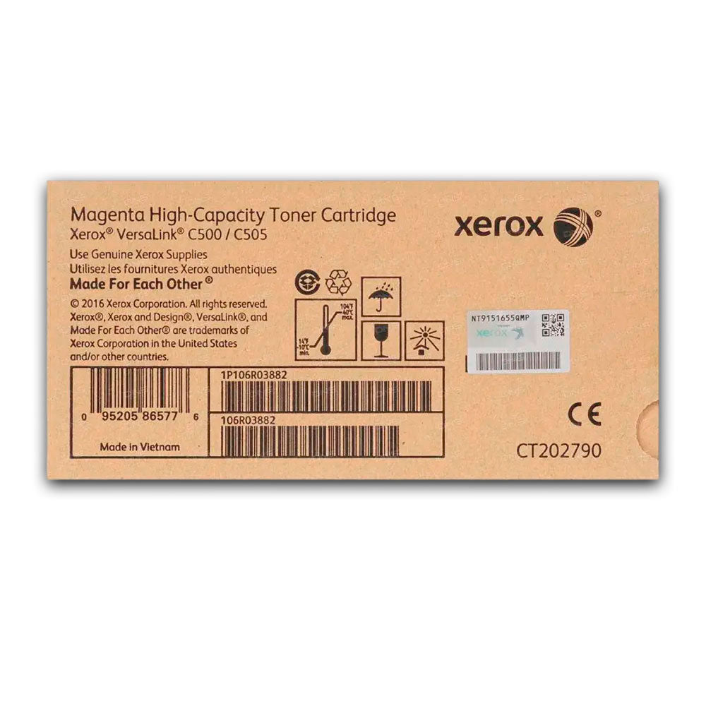 Toner Xerox 106R03882 Magenta 5.2K Pag C500 Original