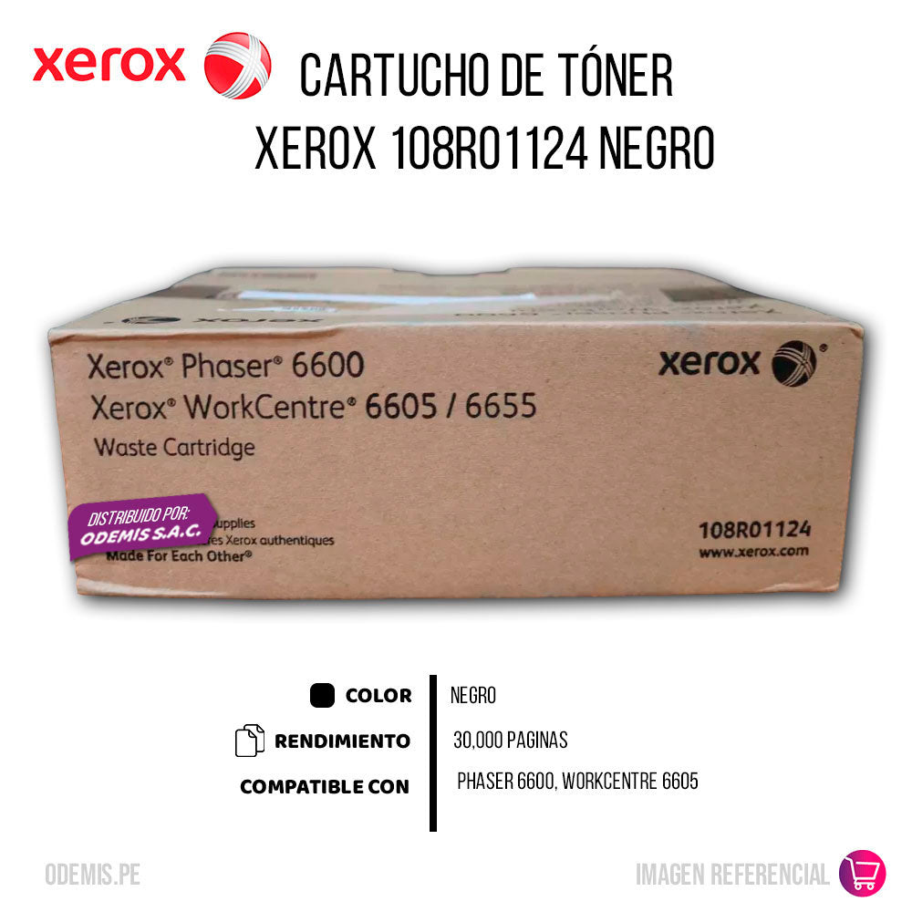 Waste Cartridge Xerox 108R01124 Para Phaser 6600 /