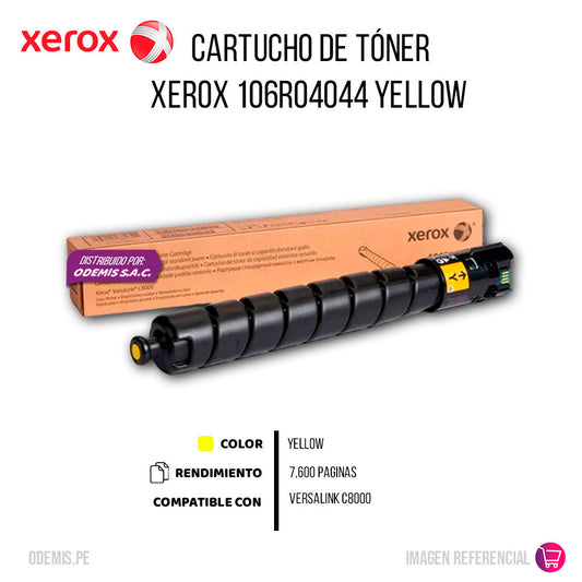 Toner Xerox 106R04044 Amarillo 7600 Pág. C8000 Original