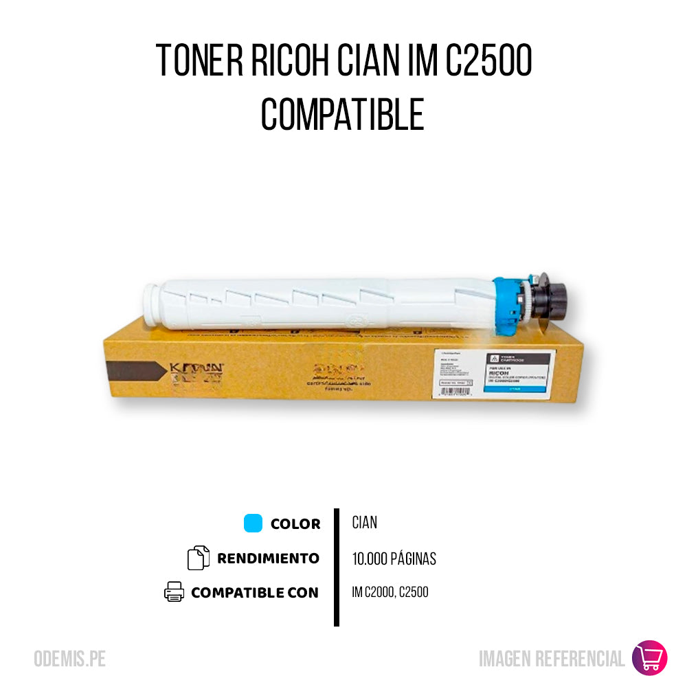 Toner Ricoh 842445 10.5K Pág. C2000. C2500 Compatible