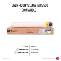 Toner Ricoh 842252 Yellow 19K Pág. C3000. C3500 Compatible