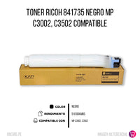 Toner Ricoh 841735 Negro 28K Pág. C3002. C3502 Compatible