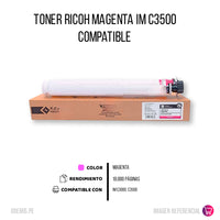 Toner Ricoh 842253 Magenta 395g C3000. C3500 Compatible