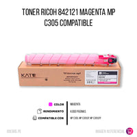 Toner Ricoh 841592 Magenta 83g MP C305 Compatible