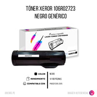 Toner Xerox 106R02723 Negro 14.1K Pág. WC 3610 Compatible