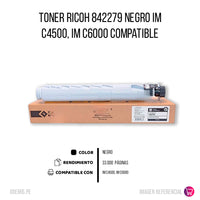 Toner Ricoh 842279 Negro 544g IM C4500. IM C6000 Compatible