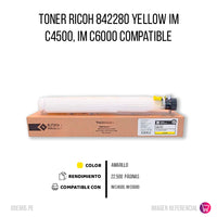 Toner Ricoh 842280 Yellow 437g IM C4500 Compatible