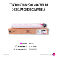 Toner Ricoh 842281 Magenta 455g IM C4500 Compatible