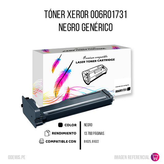 Toner Xerox 006R01731 Negro 13.7K Pág. WC B1022 Compatible