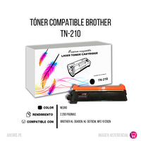 Toner Brother TN-210 Negro 2,2K Pág. HL-3040CN Compatible