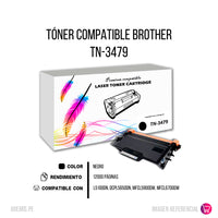 Toner Brother TN-3479 Negro 12K Pág. HL-L5100DN Compatible