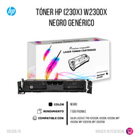 Toner Hp 230X Black W2300X 7,5K Pág. 4203 Compatible