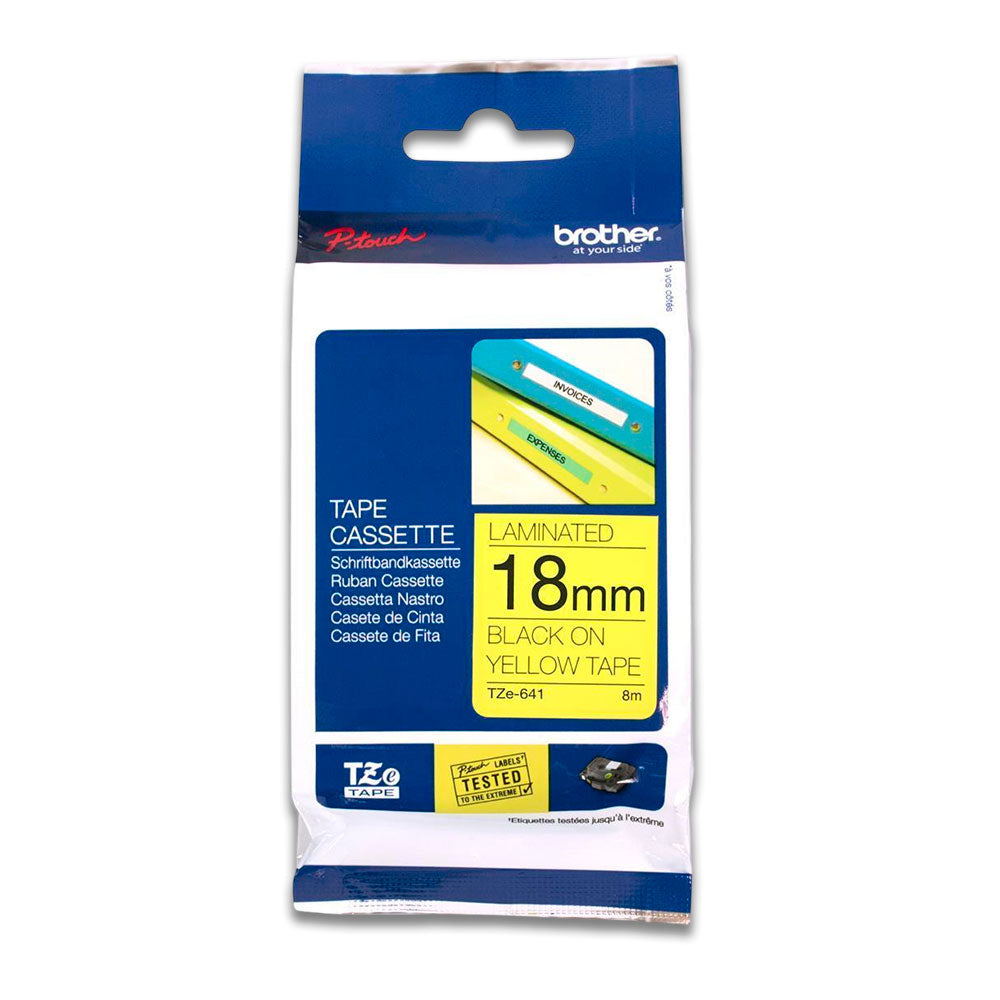 Cinta Brother Tze-641 18mm x 8.00 M PT-E550W Original