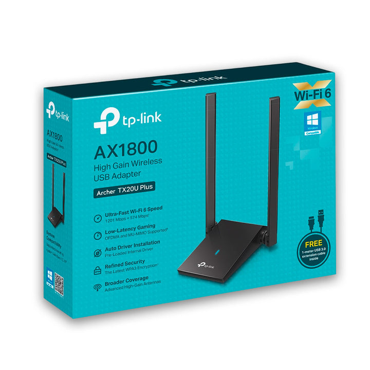 Adaptador Tp-Link Archer Tx20U Nano Ax1800 Wi-Fi 6