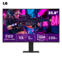 Monitor LG Curvo 24U421A-B 23.8", 100Hz 5ms FHD VA, HDMI