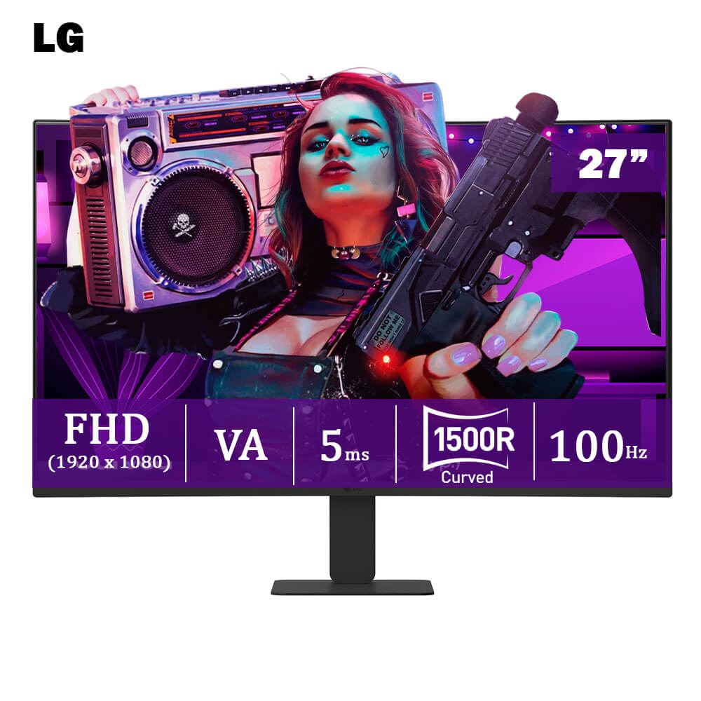 Monitor LG 27U421A-B Curvo 27", 100Hz 5ms FHD