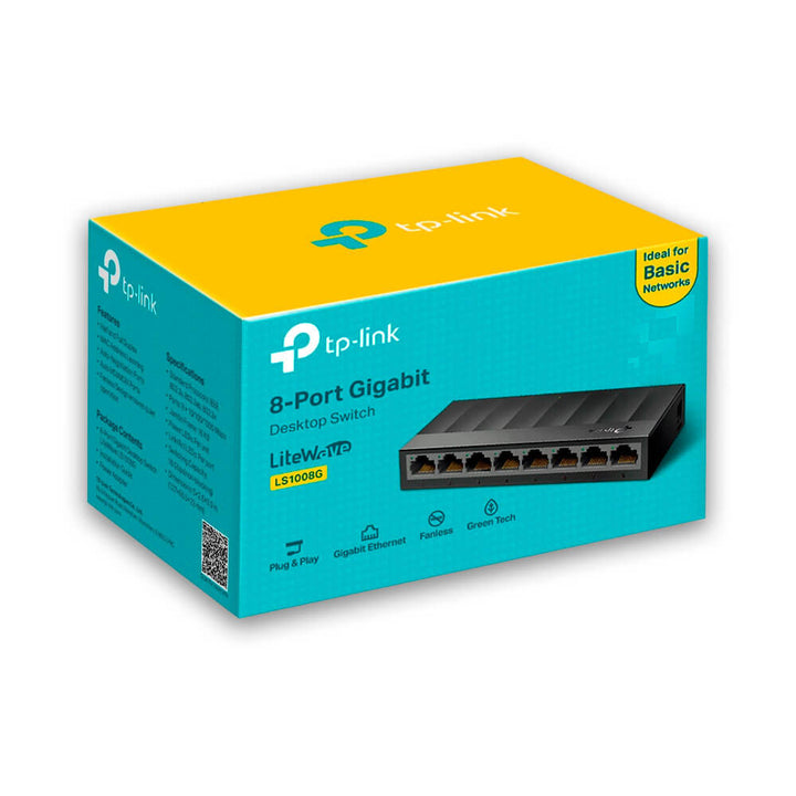 Switch Tp-Link Ls1008G 8 Puertos 10/100/1000Mbps