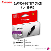 Tinta Canon Cli-151 Gris 7ML iP7210 Original
